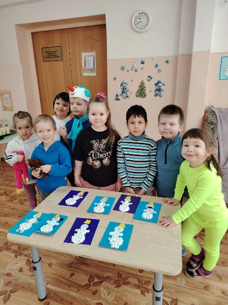 Мастер-класс "Снеговик"